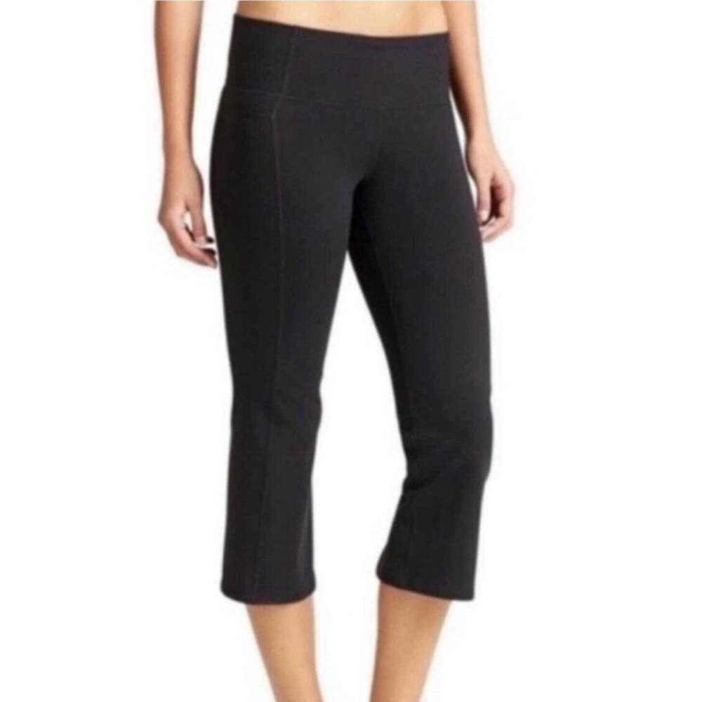 Athleta Straight Up Crop Leggings Black Size M